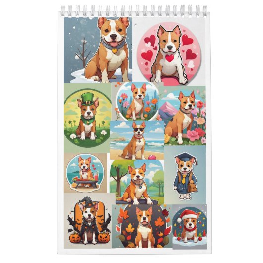 AmStaff Adventures カレンダー (カバー)