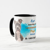 AmStaff Dog Royal Friend マグカップ (正面左)
