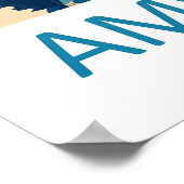 Amstelveen Vintage Travel Poster Ski National Park ポスター (角)