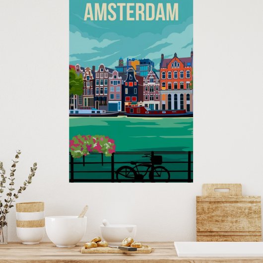 Amsterdam ポスター (キッチン)