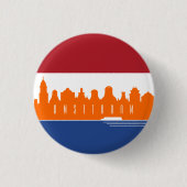 Amsterdam 缶バッジ (正面)