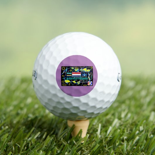 Amsterdam 11 Golfball ゴルフボール (インサイチュ 木)