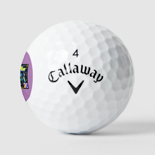 Amsterdam 11 Golfball ゴルフボール (ロゴ)