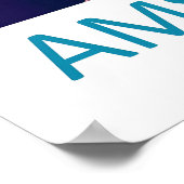 Amsterdam 2Vintage Travel Poster Ski National Park ポスター (角)