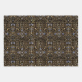 Amsterdam Art Deco | Canal Houses & Windmills ラッピングペーパーシート (正面3)