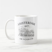 Amsterdam Beautiful Landscape コーヒーマグカップ (左)