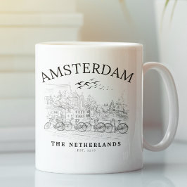 Amsterdam Beautiful Landscape コーヒーマグカップ