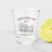 Amsterdam Beautiful Landscape ショットグラス (正面)