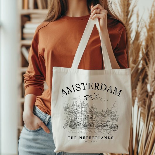 Amsterdam Beautiful Vintage Landscape トートバッグ