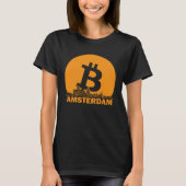Amsterdam Bitcoin Maximalist  Bitcoin Amsterdam Sk Tシャツ (正面)