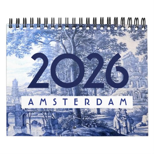 Amsterdam Calendar 2026 カレンダー (カバー)