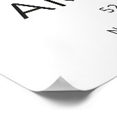 Amsterdam Canal Art Print Watercolor Houses and ポスター (角)