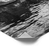 Amsterdam Canal View with Historic Architecture ポスター (角)