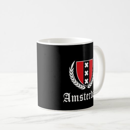 Amsterdam Crest コーヒーマグカップ (正面右)