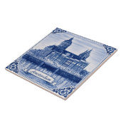 Amsterdam Delft Blue style ceramic tile タイル (側面)