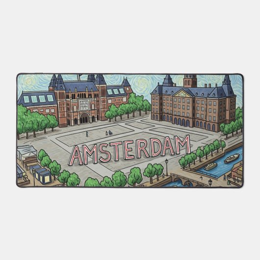 Amsterdam Desk Mat デスクマット (正面)