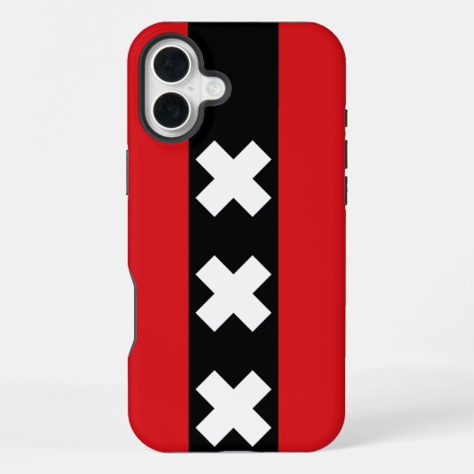 Amsterdam Flag iPhoneケース (裏面)