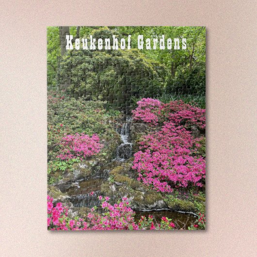 Amsterdam Gardens and Waterfall Jigsaw Puzzle ジグソーパズル