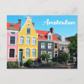 Amsterdam Holland Houses Travel Europe ポストカード (正面)