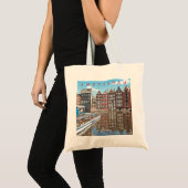 Amsterdam houses Tote Bag トートバッグ (正面(商品))