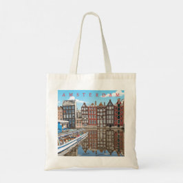 Amsterdam houses Tote Bag トートバッグ