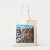 Amsterdam houses Tote Bag トートバッグ (正面)