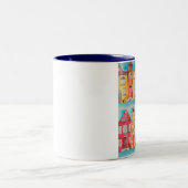 Amsterdam in love mug ツートーンマグカップ (中央)