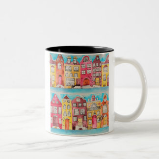 Amsterdam in love mug ツートーンマグカップ