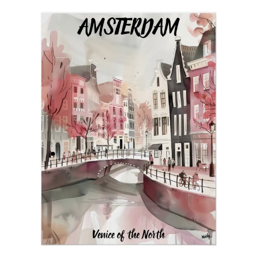 Amsterdam: La Venecia del Norte. ポスター (正面)