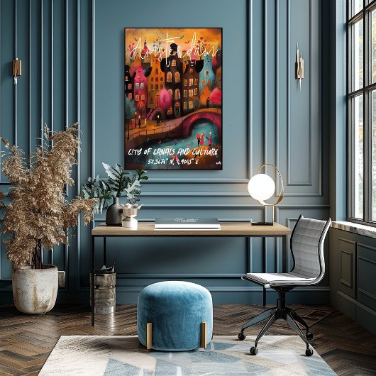 Amsterdam: Magia de Canales y Cultura ポスター
