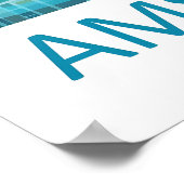 Amsterdam National Travel Poster Park Ski Vintage ポスター (角)