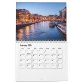 Amsterdam-Netherlands Calendar カレンダー (2月 2026)