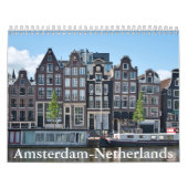 Amsterdam-Netherlands Calendar カレンダー (カバー)