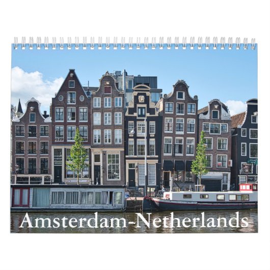 Amsterdam-Netherlands Calendar カレンダー (カバー)