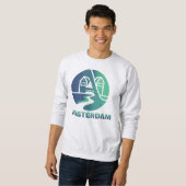 Amsterdam Netherlands Europe スウェットシャツ (正面フル)
