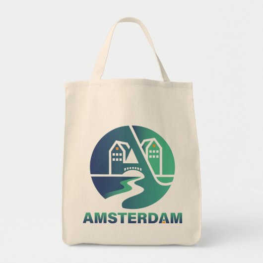 Amsterdam Netherlands Europe トートバッグ (正面)