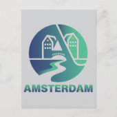 Amsterdam Netherlands Europe ポストカード (正面)