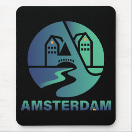 Amsterdam Netherlands Europe マウスパッド