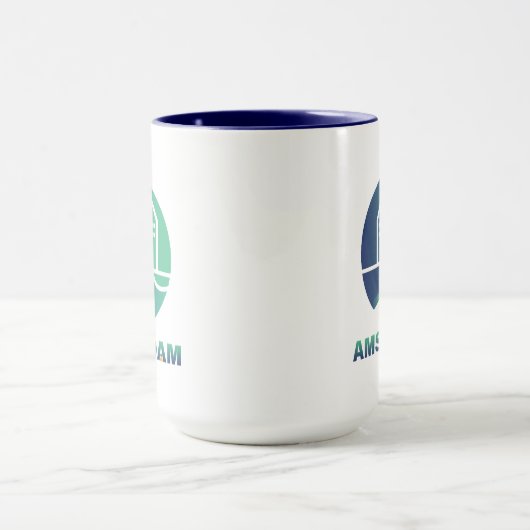 Amsterdam Netherlands Europe マグカップ (中央)