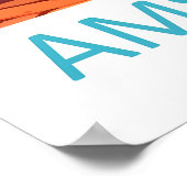 Amsterdam Park Ski 2Vintage National Travel Poster ポスター (角)