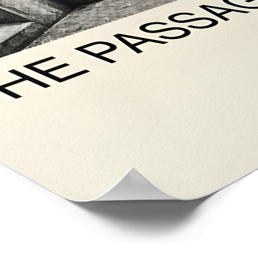 Amsterdam Passage Poster - Architectural Corridor ポスター (角)