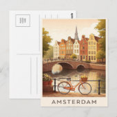 Amsterdam. Postcard ポストカード (正面/裏面)