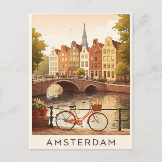 Amsterdam. Postcard ポストカード (正面)