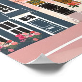 Amsterdam Print Amsterdam Illustration Amsterdam  ポスター (角)