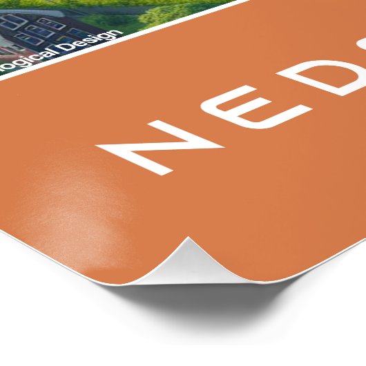 Amsterdam Stadium - Netherlands  Ecological Design ポスター (コーナー)