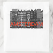 Amsterdam steden koffer sticker 長方形シール (バッグ)