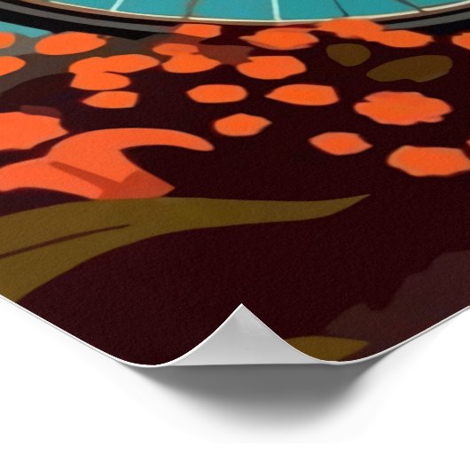 Amsterdam, The Netherlands ポスター (角)