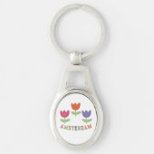 Amsterdam Tulips キーホルダー (正面)