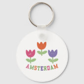 Amsterdam Tulips キーホルダー (裏面)