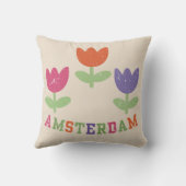 Amsterdam Tulips クッション (裏面)